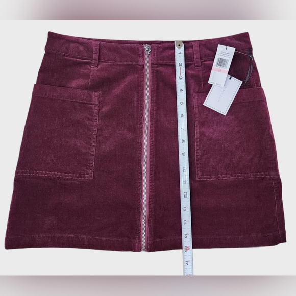 1.state Corduroy Zip-Front Mini Skirt - Picture 5 of 10